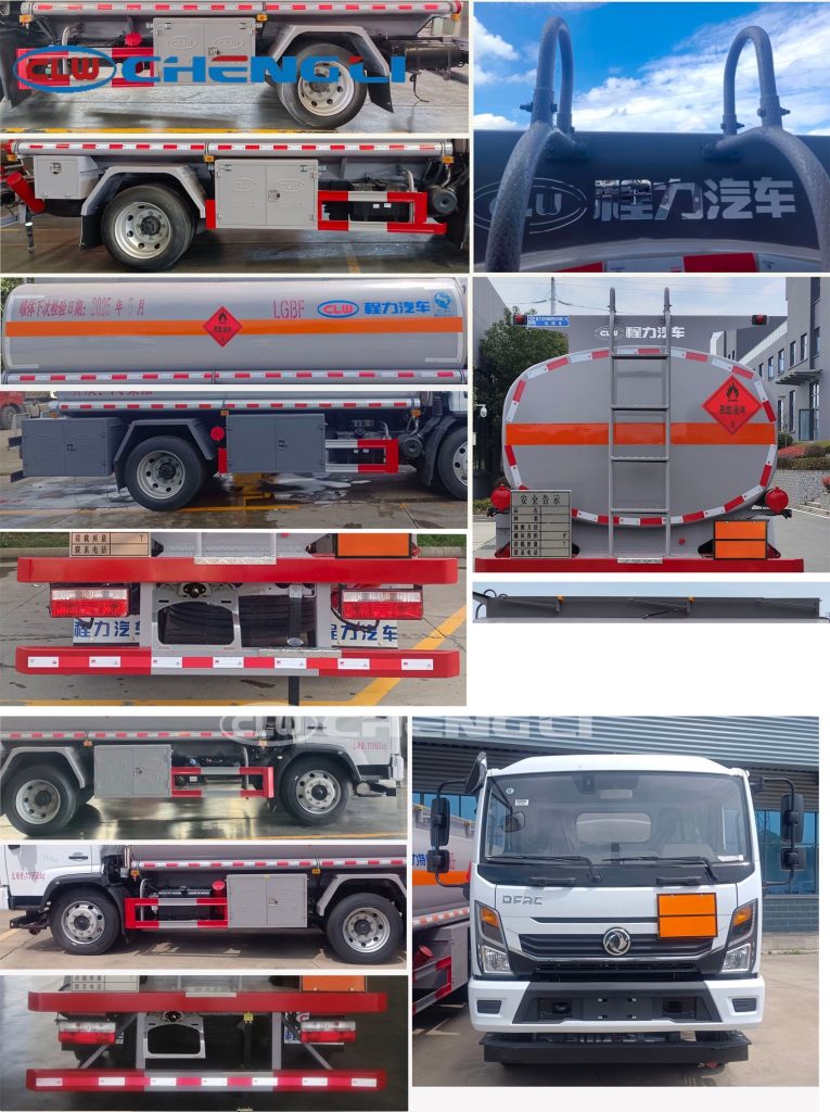 Dongfeng 9900L Fuel Tank Truck | 6600kg Industrial Transport