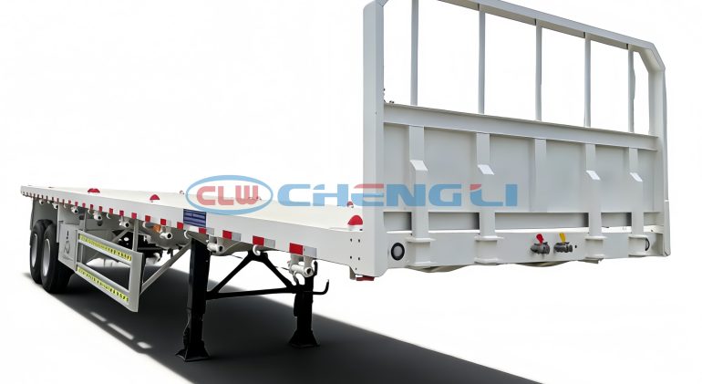 Tri-Axle Flatbed semi Trailer