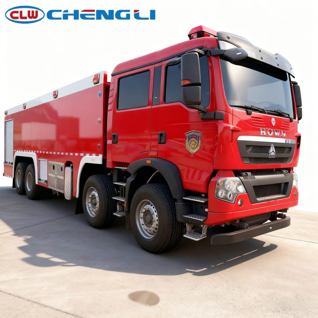 25T 8X4 HOWO Fire Truck