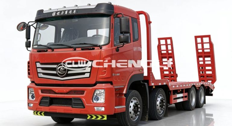 8x4 Low Flatbed Truck