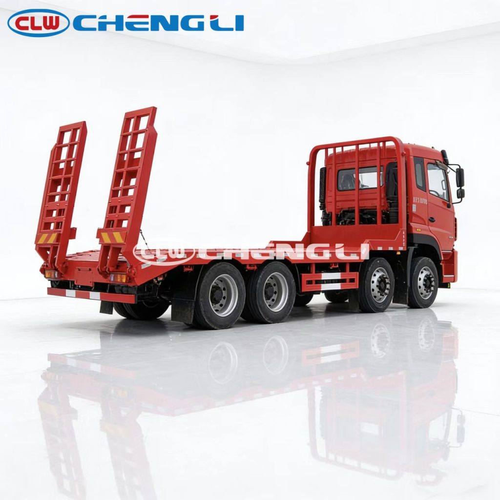 8x4 Low Flatbed Truck