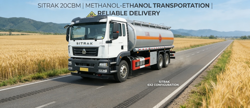 20CBM Methanol Ethanol Tank Truck