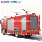 20tons Dry Powder Foam Combined Fire Truck with 6.6cbm Tank