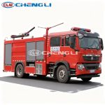 20tons Dry Powder Foam Combined Fire Truck with 6.6cbm Tank