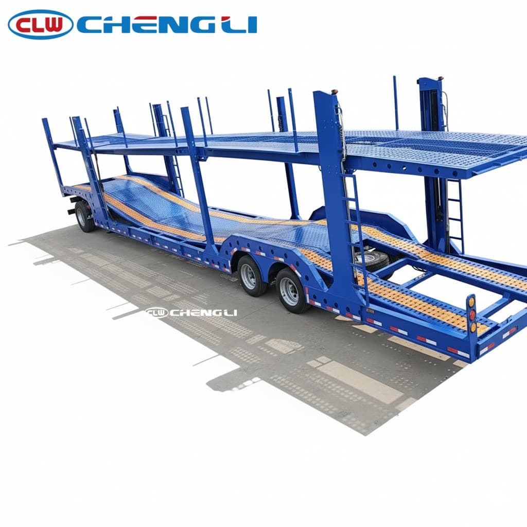 8 cars carrier trailer