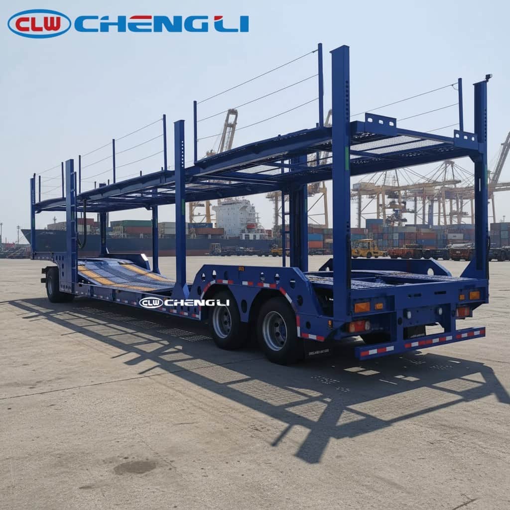 8 cars carrier trailer