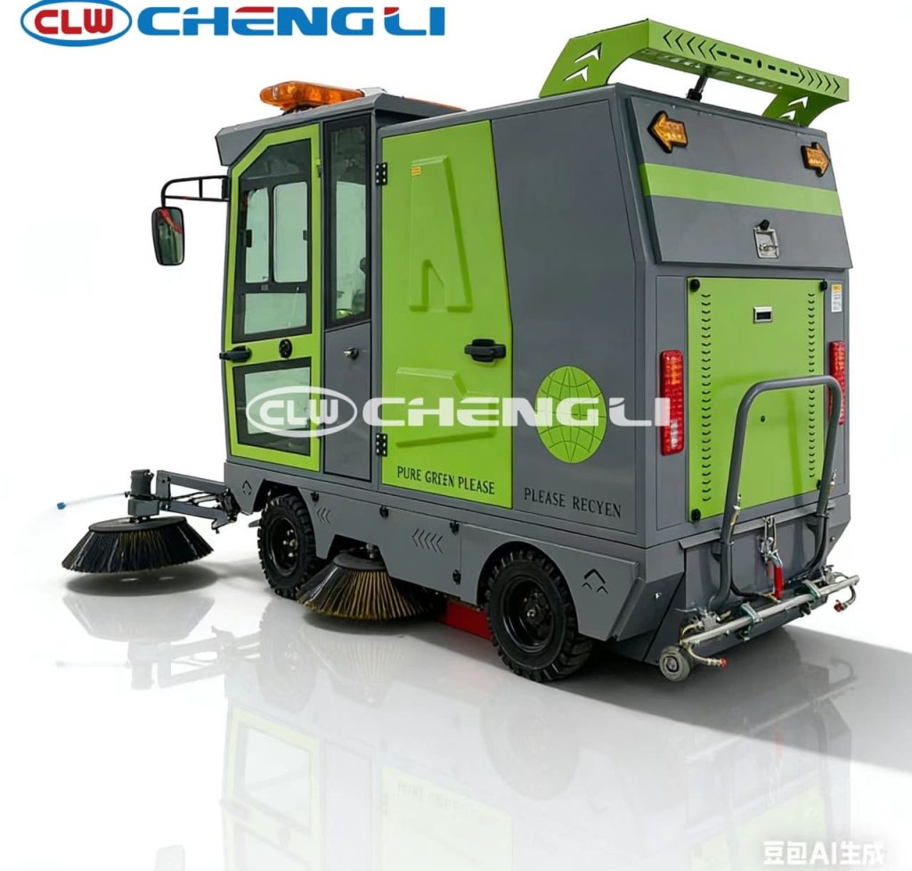 5-Brush Electric Road Sweeper