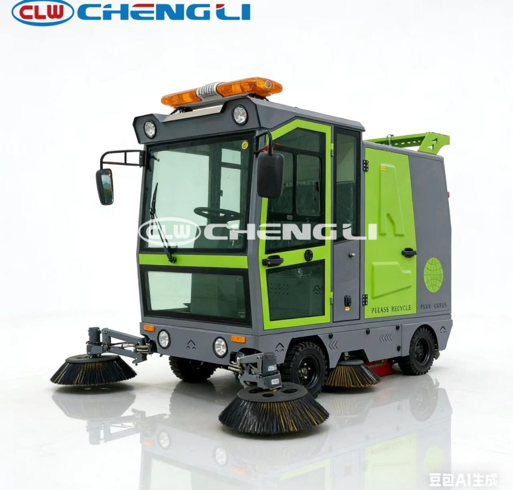 5-Brush Electric Road Sweeper