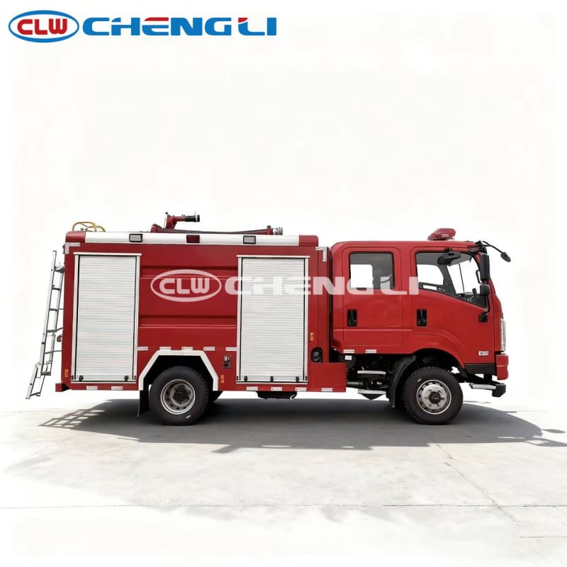 4x4 Dongfeng Water Tank Fire Truck