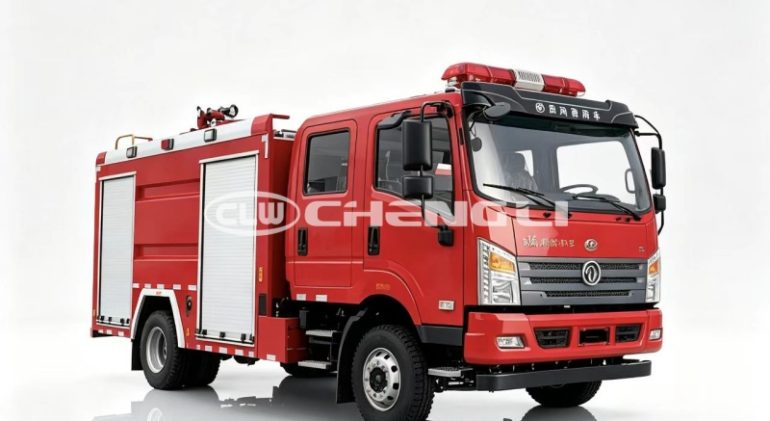 4x4 Dongfeng Water Tank Fire Truck