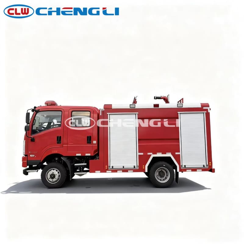 4x4 Dongfeng Water Tank Fire Truck
