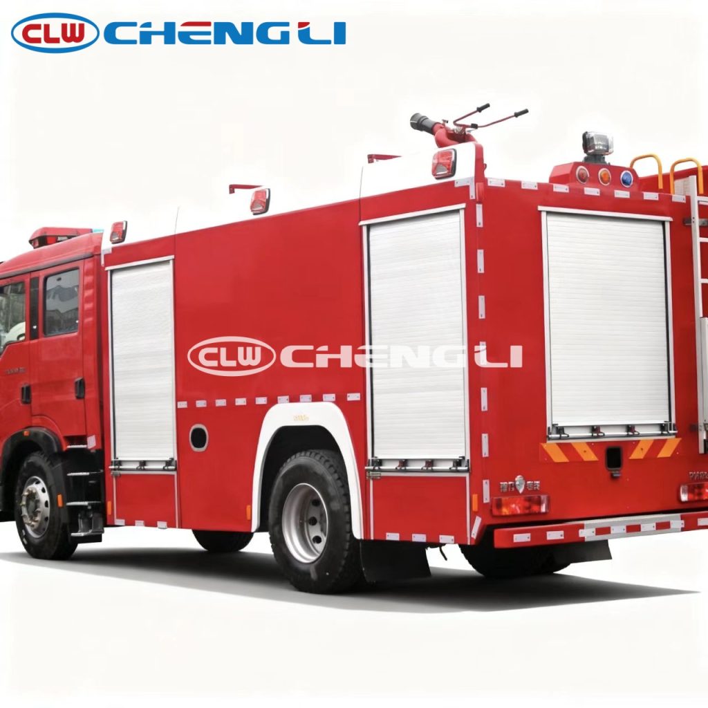 HOWO 8-Ton Foam Fire Truck