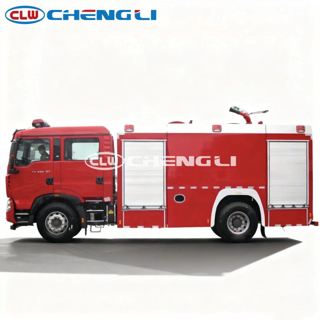 HOWO 8-Ton Foam Fire Truck