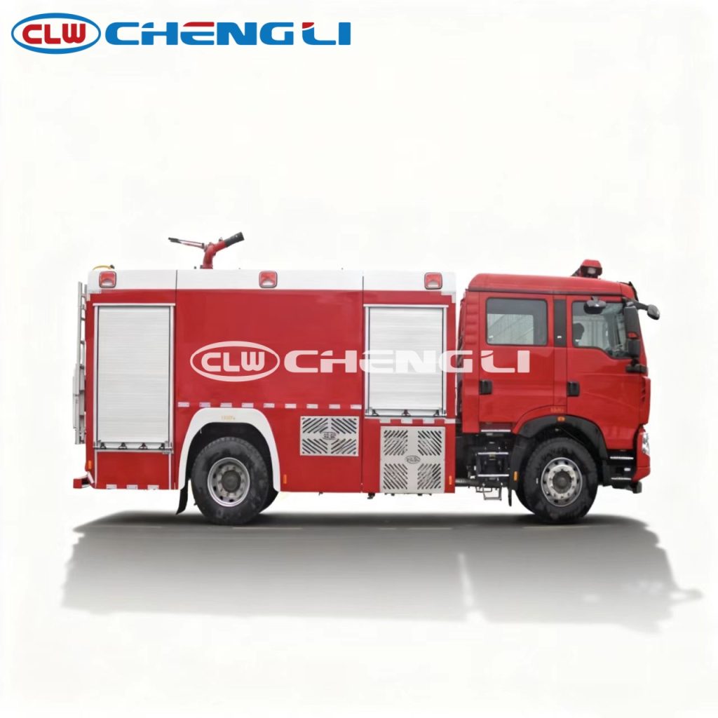 HOWO 8-Ton Foam Fire Truck