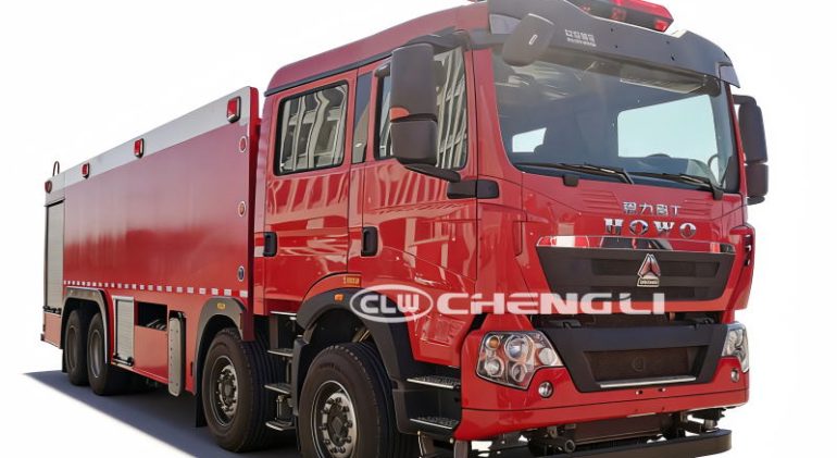 25cbm water tank fire truck