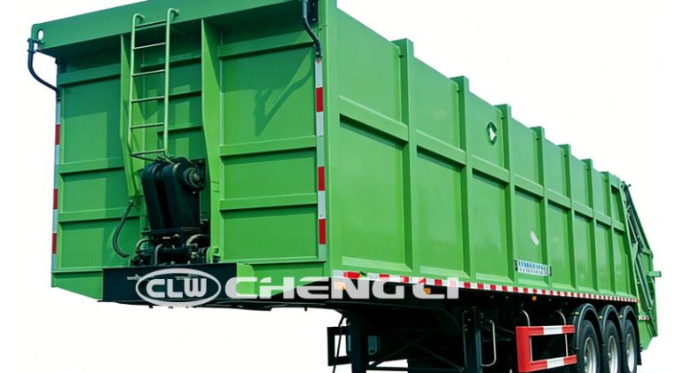 45cbm Compactor Garbage Trailer