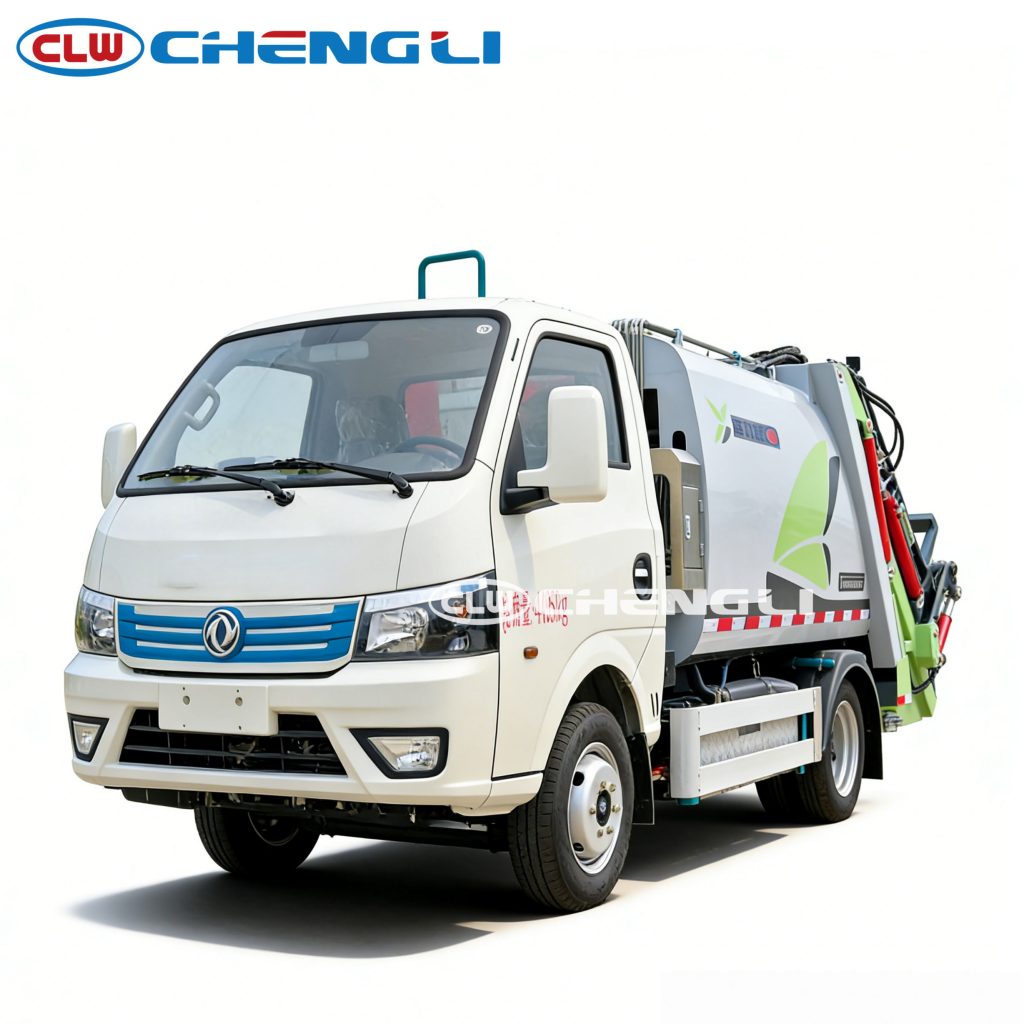 4cbm Electric Compactor Garbage Truck