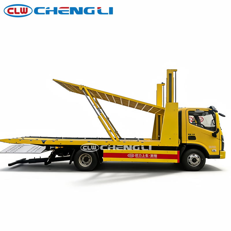 4x2 foton flatbed wrecker truck