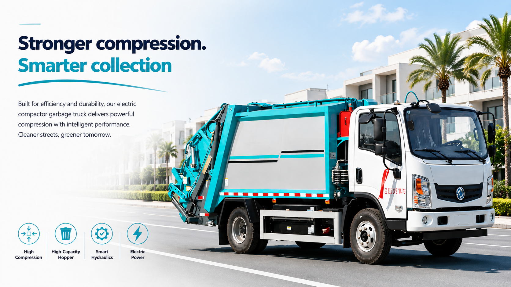 6cbm Electric Garbage Truck
