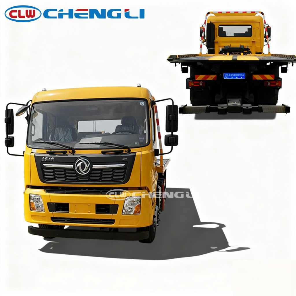 Dongfeng 7-Ton Flatbed Tow Truck