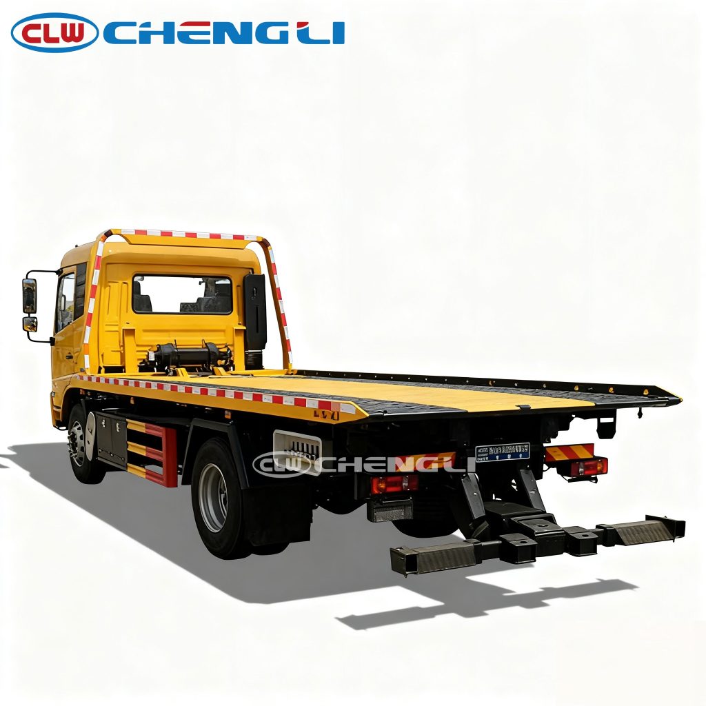 Dongfeng 7-Ton Flatbed Tow Truck