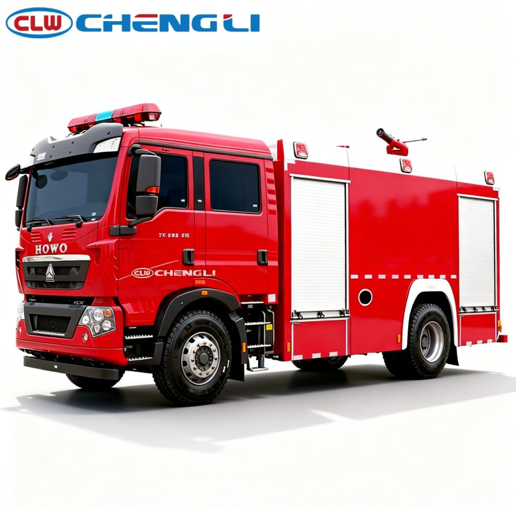 HOWO 8T foam fire truck