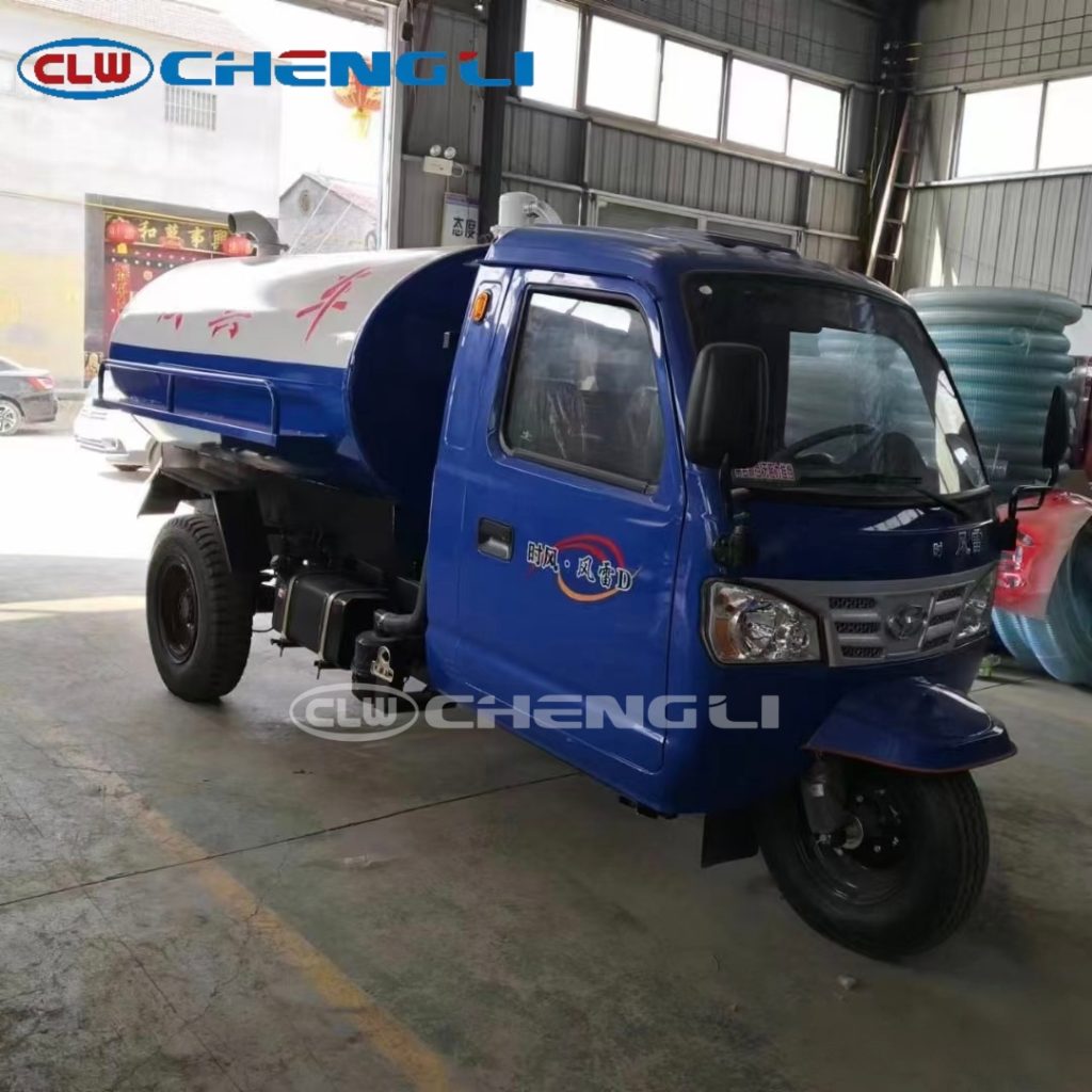 3 Wheel Vacuum Sewage Truck