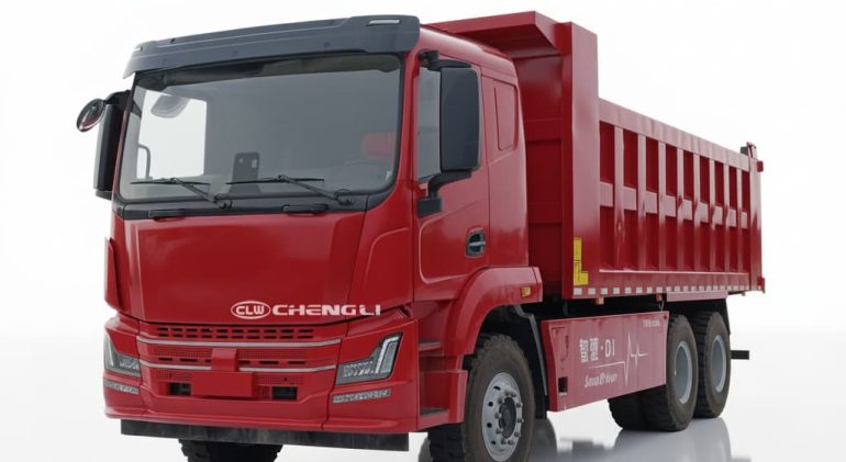 Pure Electric 6X4 Dump Truck2