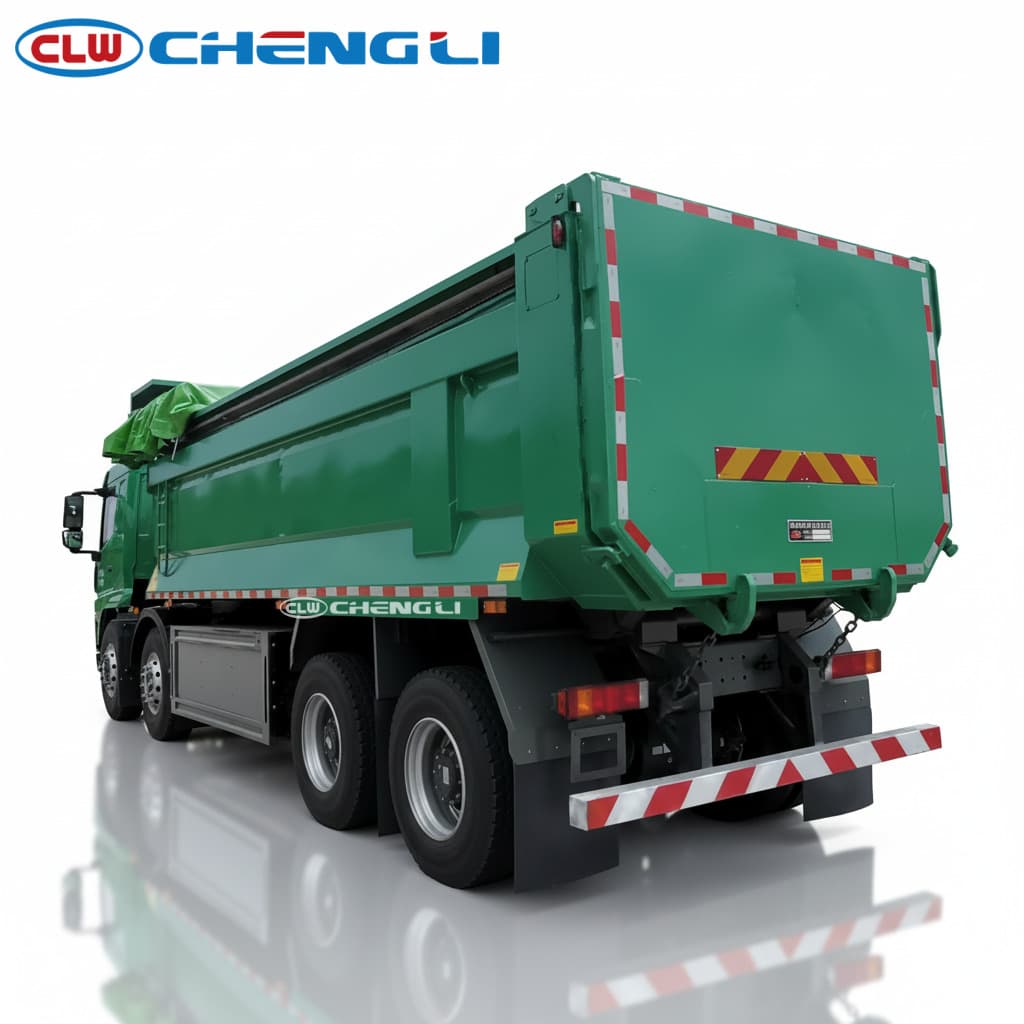 Pure Electric 8X4 Dump Truck
