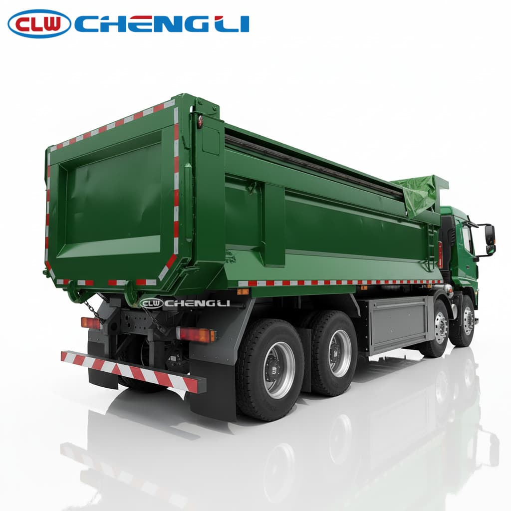 Pure Electric 8X4 Dump Truck