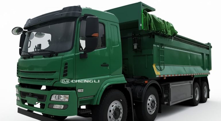 Pure Electric 8X4 Dump Truck