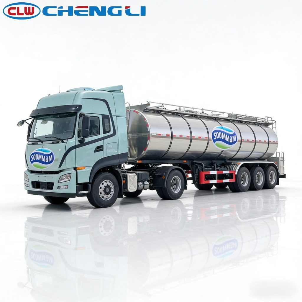 Semi-Trailer Milk Tanker