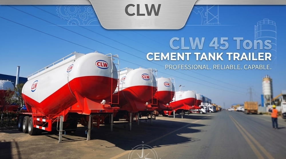 bulk cement semi trailer
