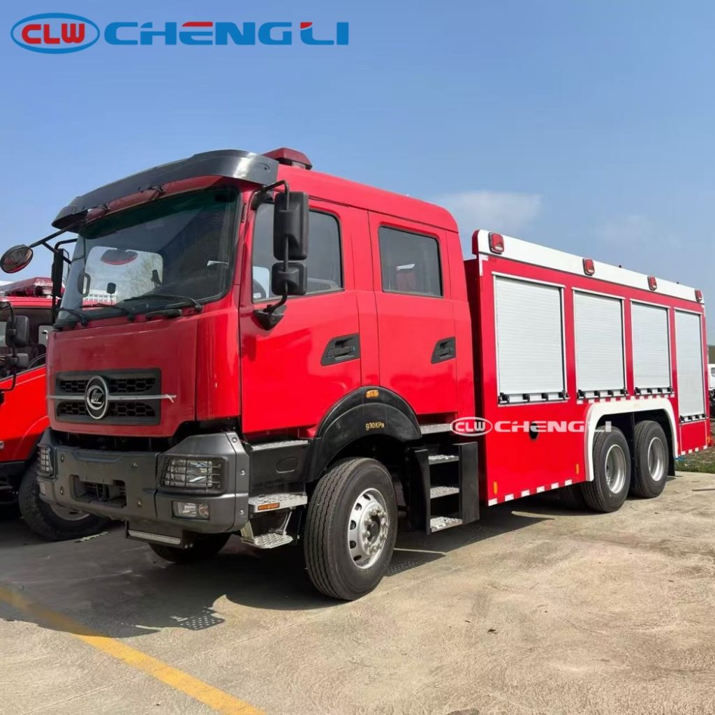 clw 6x4 16ton foam fire truck