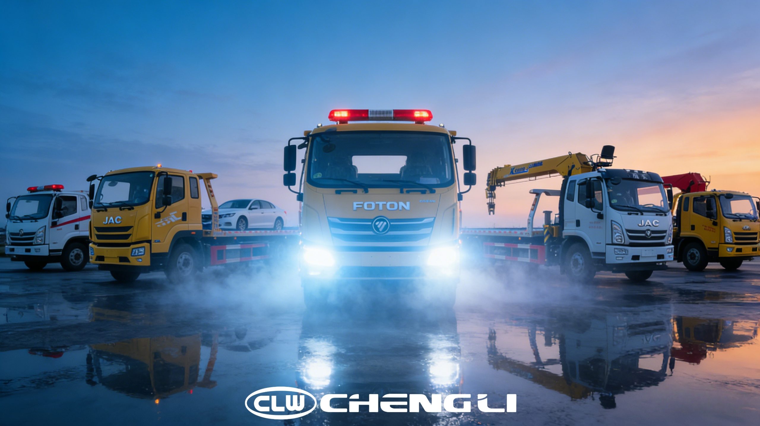JAC 160HP Flatbed Tow Truck
