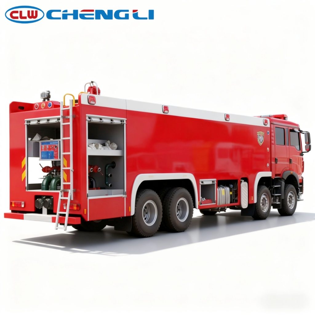 25T 8X4 HOWO Fire Truck