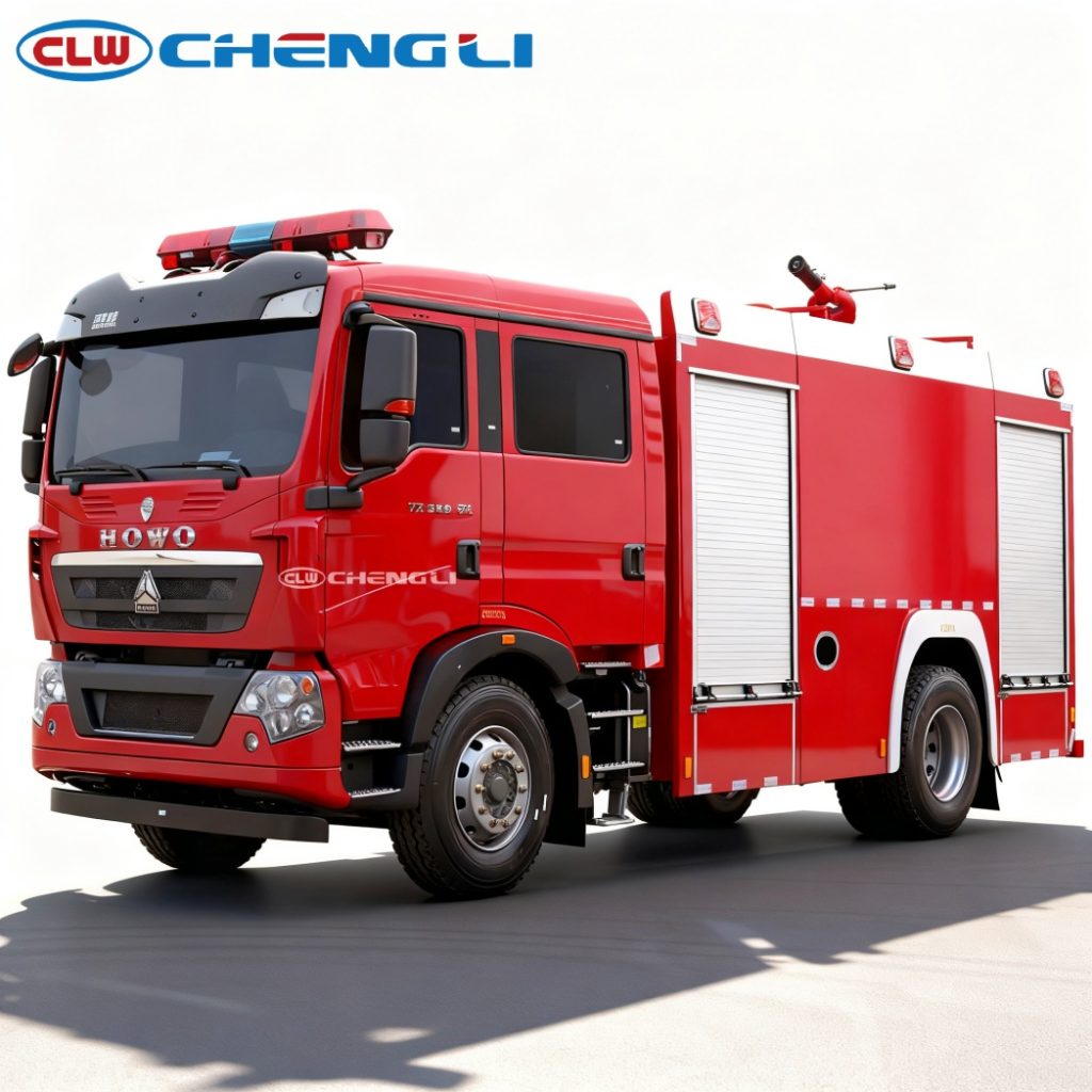 HOWO 8T foam fire truck