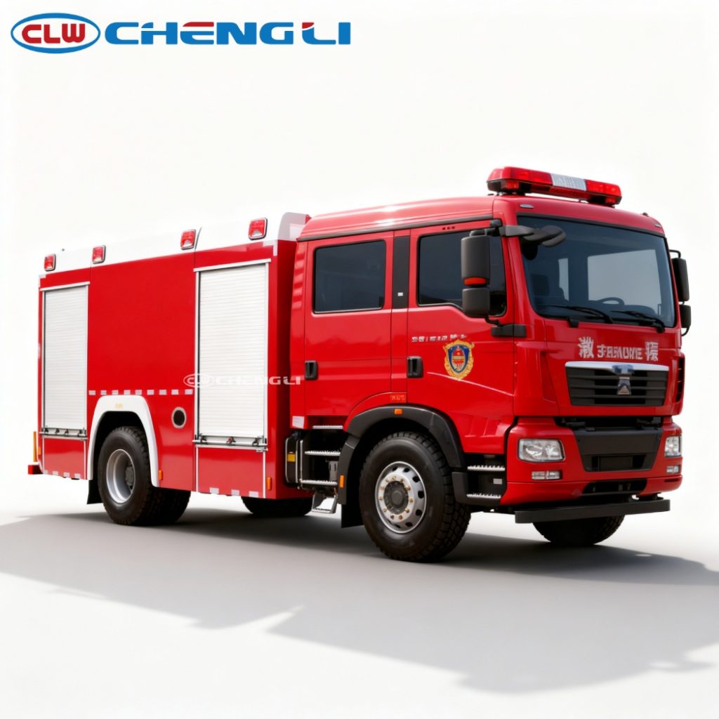 HOWO 8T foam fire truck