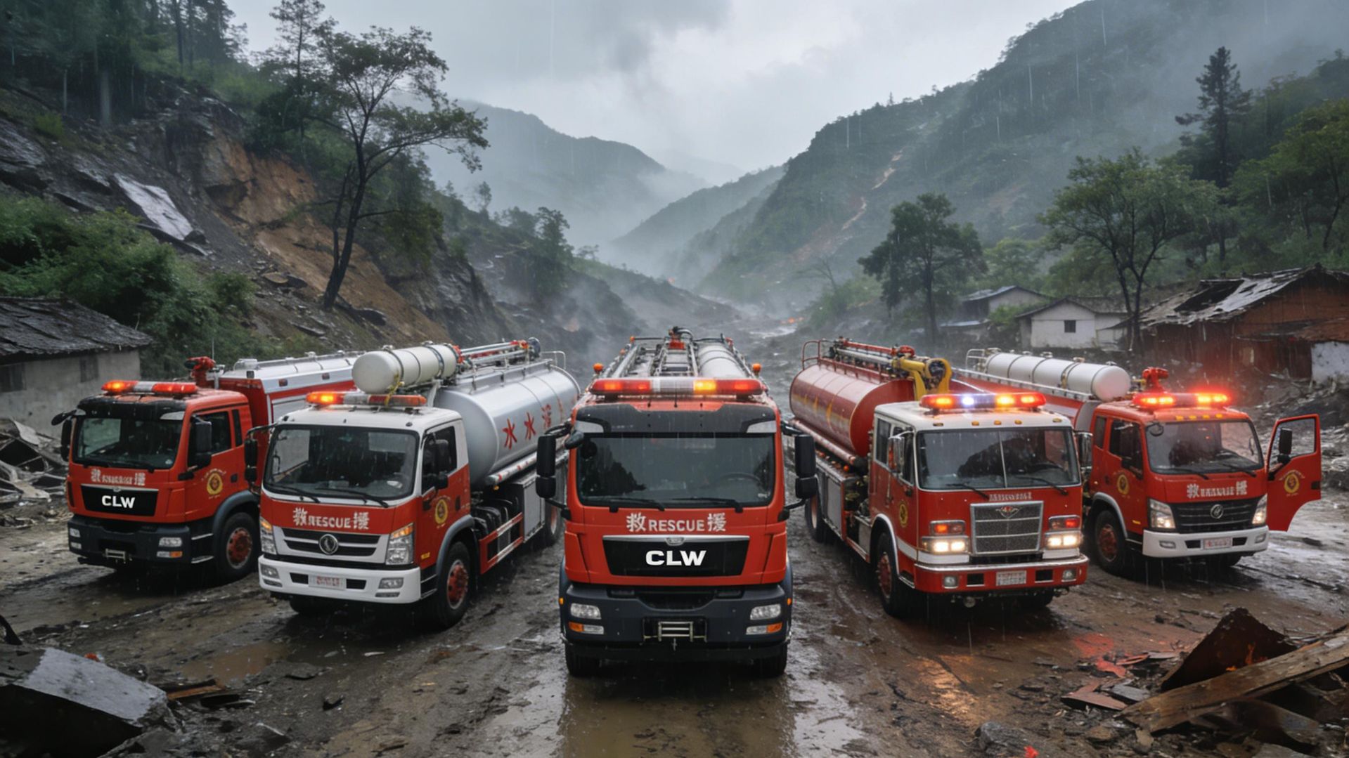 Hybrid Toyota Communication Command Fire Truck