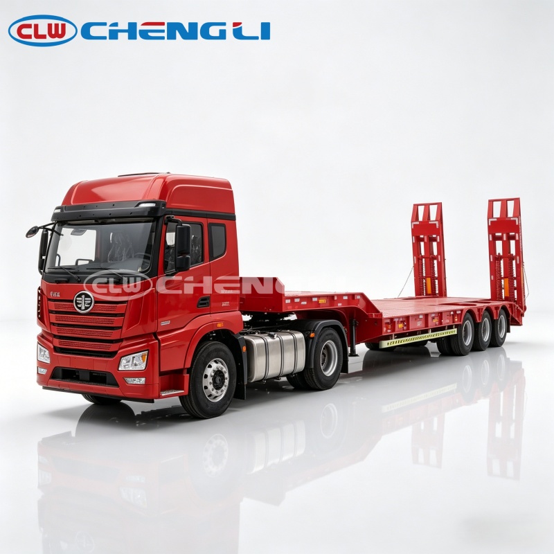60T Low Bed Semi Trailer