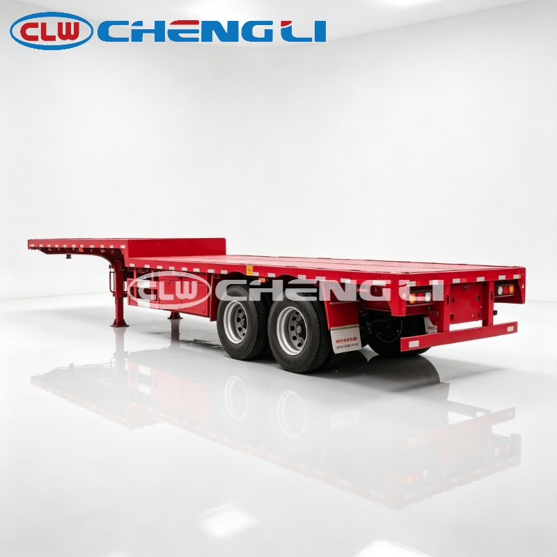 40 Ton Flatbed Semi Trailer