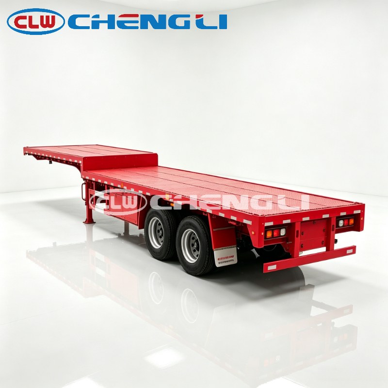 40 Ton Flatbed Semi Trailer