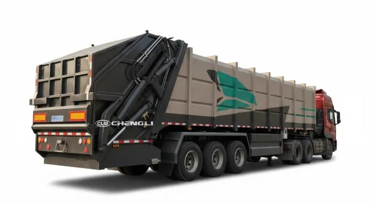 50 CBM Compactor Garbage Traileruck
