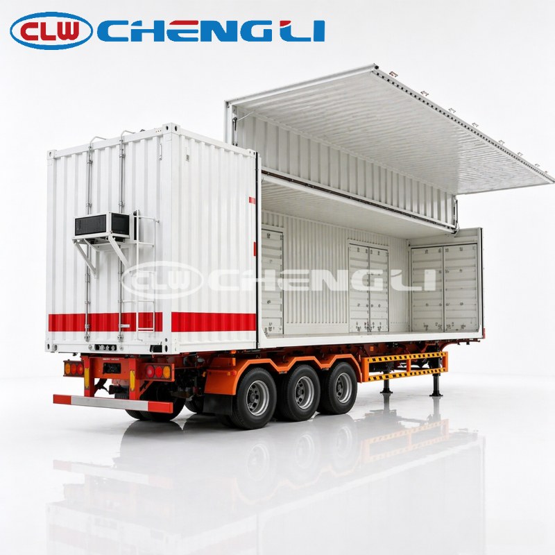 85CBM Wing Opening Semi Trailer