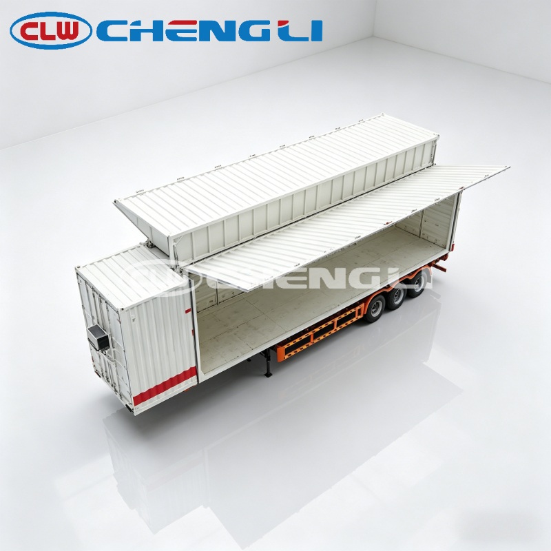 85CBM Wing Opening Semi Trailer
