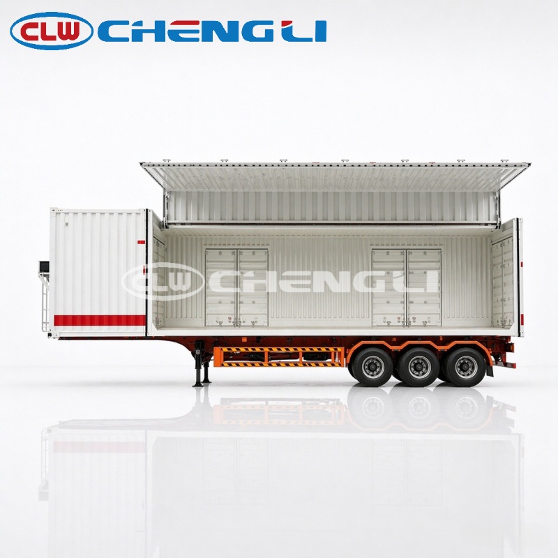 85CBM Wing Opening Semi Trailer