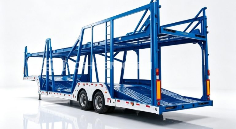 Double Decker Car Carrier Semi Trailer