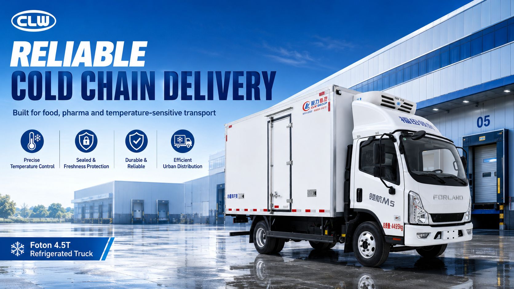 Foton 4.5T Refrigerated Truck