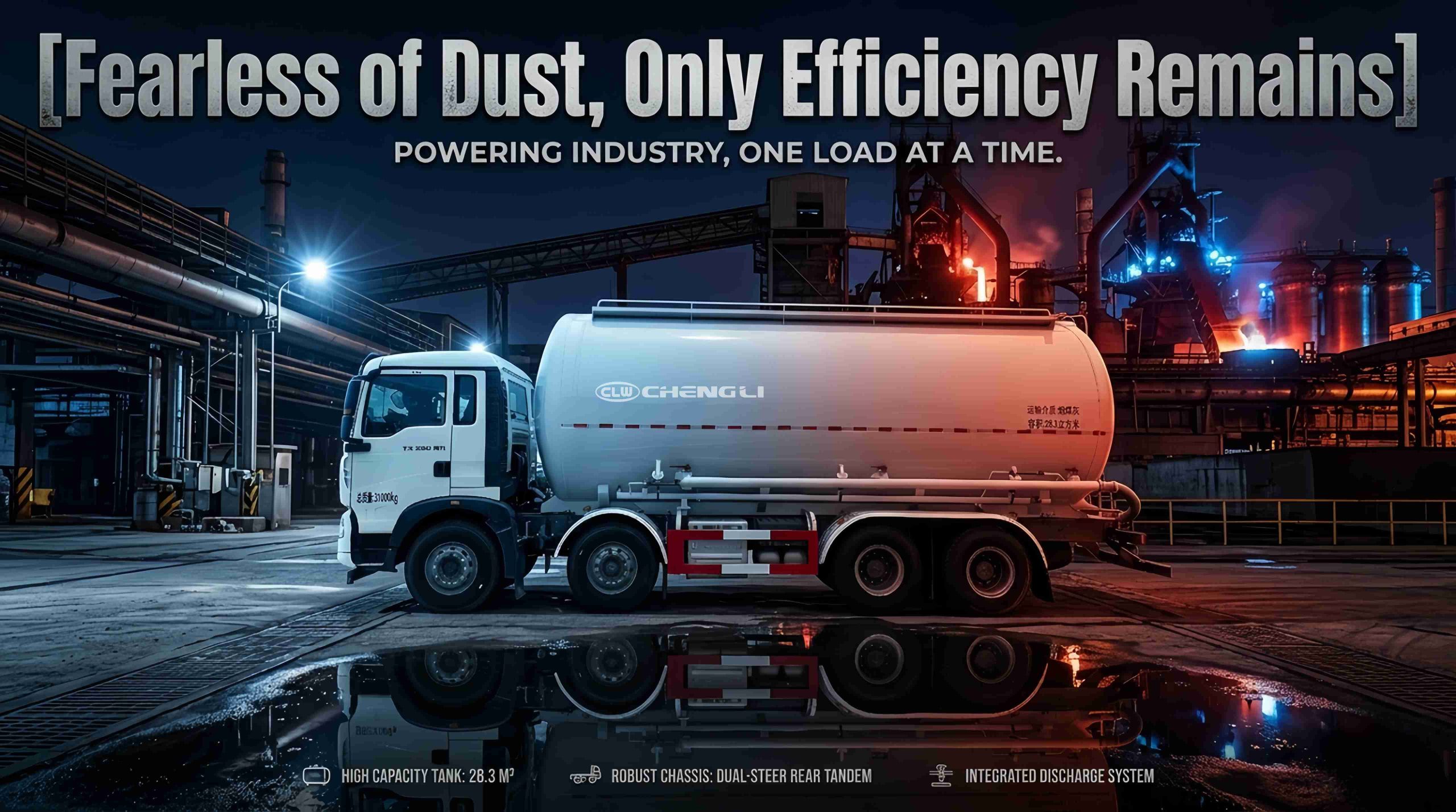 HOWO 350HP Bulk Cement Truck