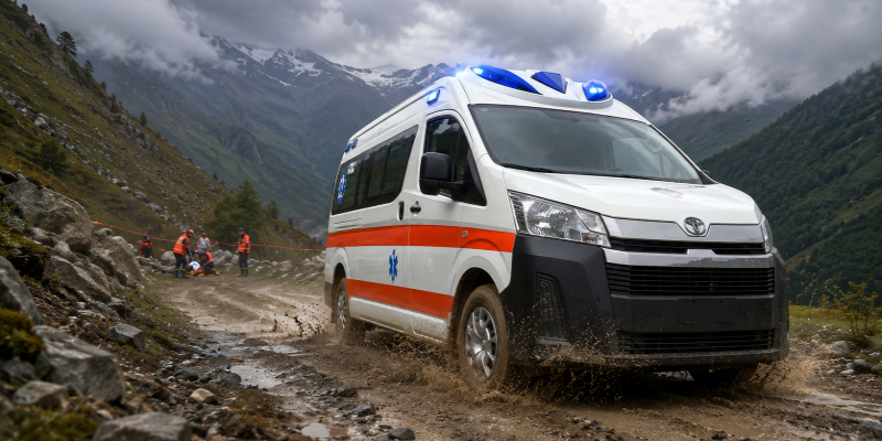 off road ambulance for remote areas